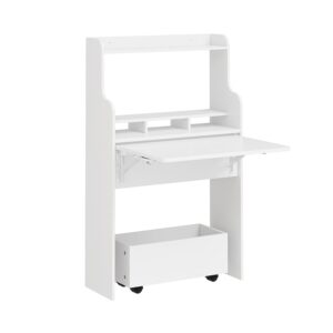 wohnli-moebel-suche-M26160524 Wohnli Möbelsuche - Schreibtisch klappbar Weiß 61×25×100 cm FWT105-II-W