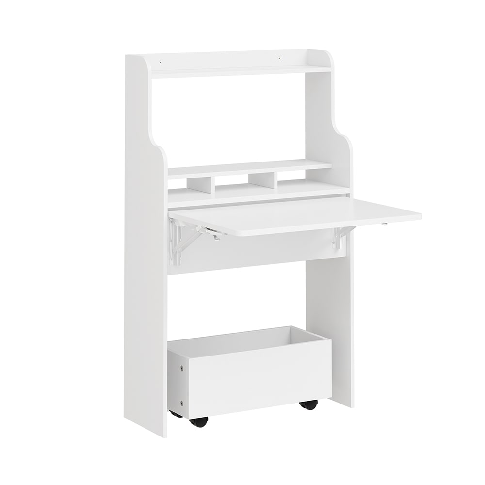 wohnli-moebel-suche-M26160524 Wohnli Möbelsuche - Schreibtisch klappbar Weiß 61×25×100 cm FWT105-II-W