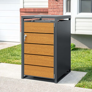 wohnli-moebel-suche-M26160595-1 Schrank mit verschließbarer Front Grau 69×80×116 cm OGS63-N 69x116x80cm Metall Grau SoBuy Möbel