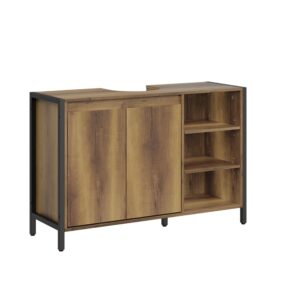 wohnli-moebel-suche-M26160614 Wohnli Möbelsuche - Waschbeckenunterschrank Hellbraun 90×30×60 cm BZR63-L-PF