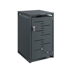 wohnli-moebel-suche-M26160668 Wohnli Möbelsuche - Schrank mit klappbarer Abdeckung Dunkelgrau 69×80×116