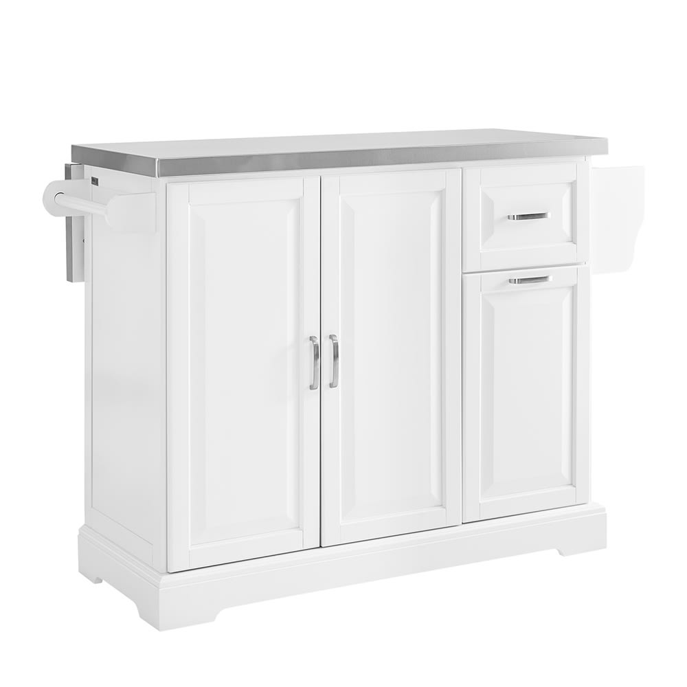 wohnli-moebel-suche-M26160723 Wohnli Möbelsuche - 2er-Set Kücheninsel mit faltbarer Platte Weiß 107×71×91