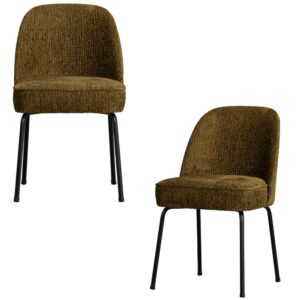 Wohnli Möbelsuche - 2er Set Esszimmerstühle aus Samtstoff
