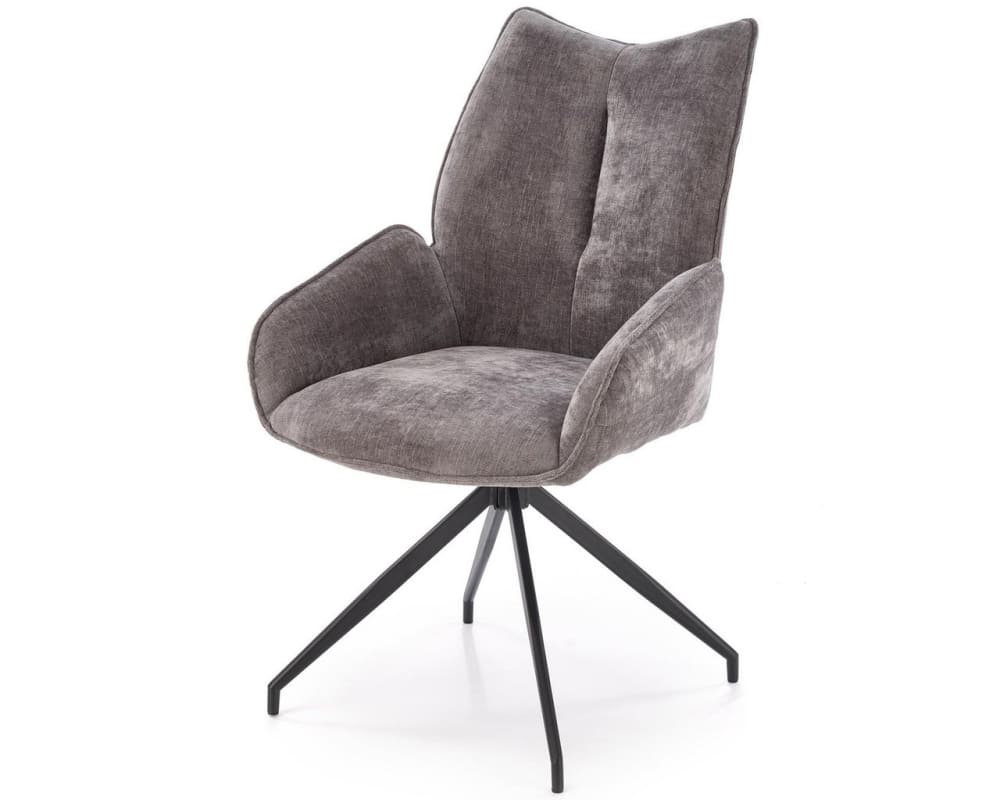 wohnli-moebel-suche-M26161966 Wohnli Möbelsuche - Drehstuhl aus grauem Polyestergewebe