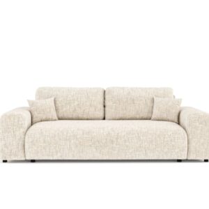 wohnli-moebel-suche-M26162134-1 3-Sitzer Sofa aus Webstoff - creme 108x79x213cm Stoff Beige Maison de Reve Sofas und Sessel Sofas 2-Sitzer-Sofas & 3-Sitzer-Sofas