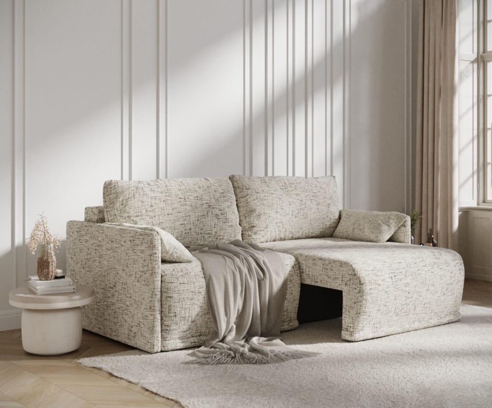 Webstoff Beige melange