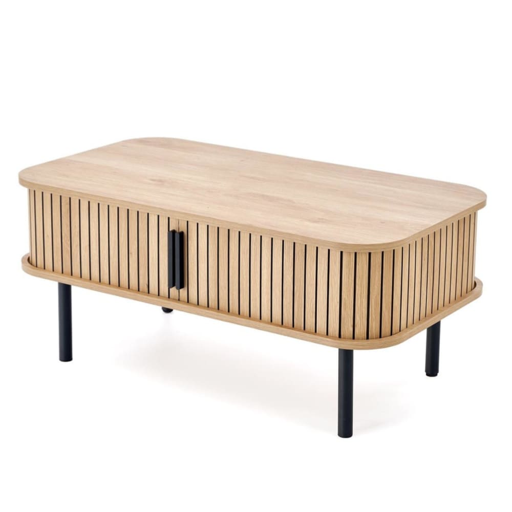 wohnli-moebel-suche-M26162387 Wohnli Möbelsuche - Couchtisch mit Lamellenoptik 90 x 50 cm