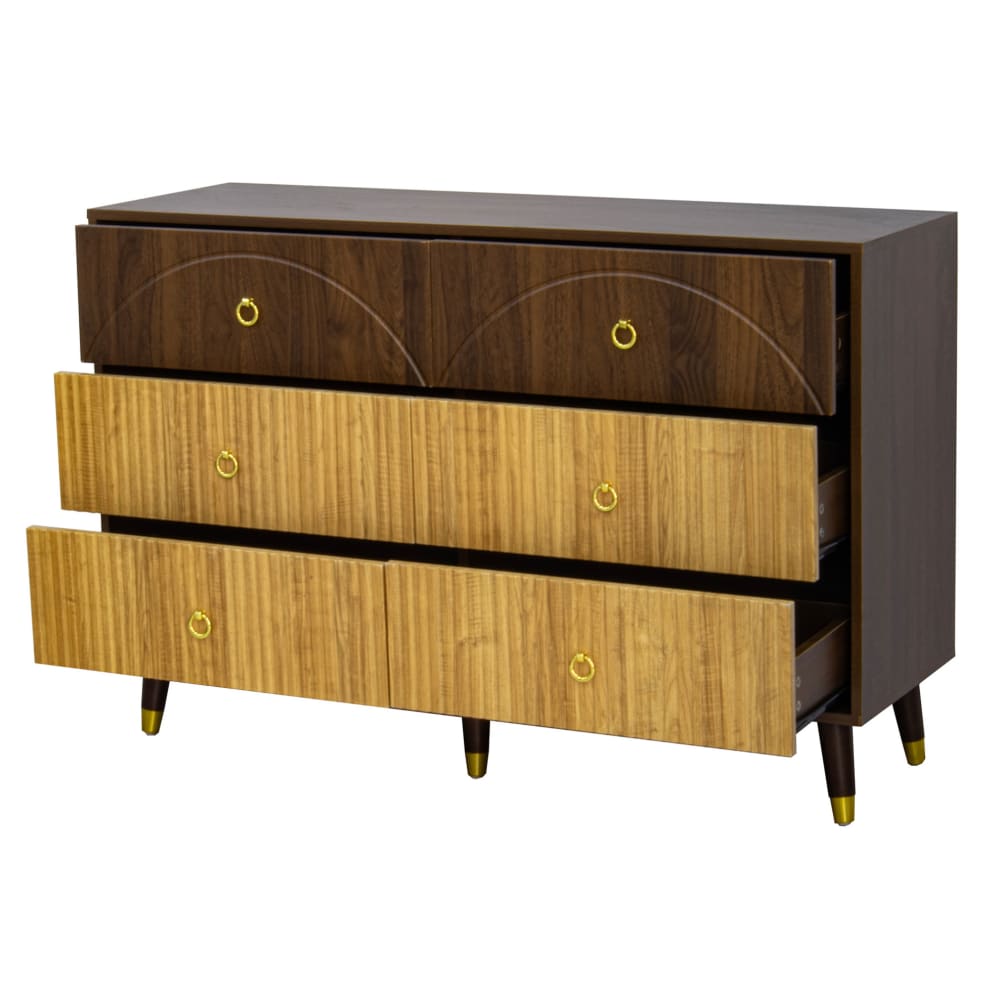 wohnli-moebel-suche-M26162420 Wohnli Möbelsuche - Sideboard aus MDF/Spanplatte mit 6 Schubladen 120x40x81 cm