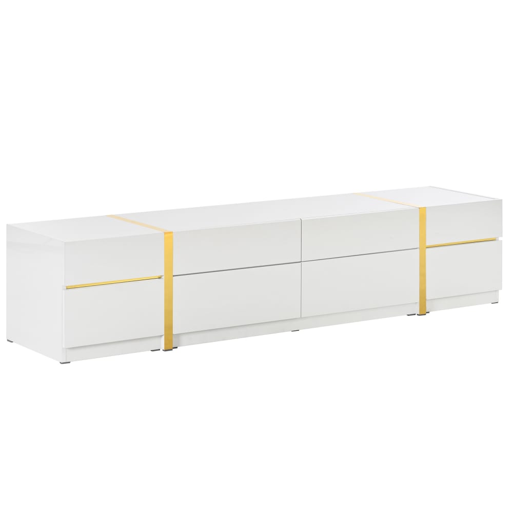 wohnli-moebel-suche-M26162487 Wohnli Möbelsuche - TV-Schrank aus Holzwerkstoff mit 4 Schubladen 180x40x38 cm