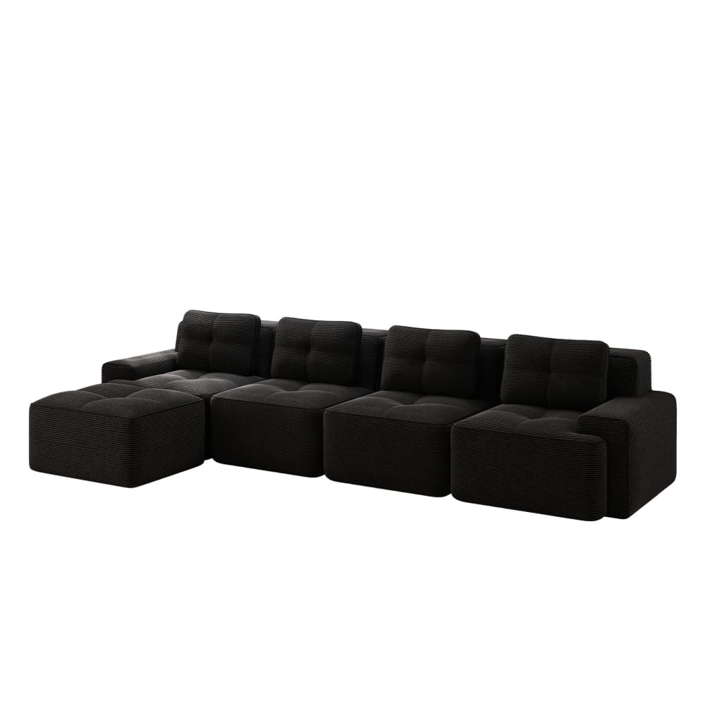wohnli-moebel-suche-M26162512 Wohnli Möbelsuche - Modulsofa aus Cord mit tiefem Sitz und rutschfester Basis