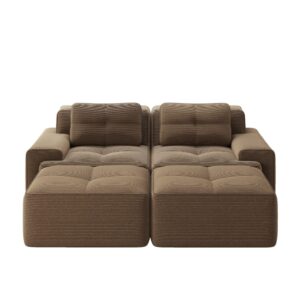 wohnli-moebel-suche-M26162541 Wohnli Möbelsuche - Modulsofa aus Cord mit tiefem Sitz