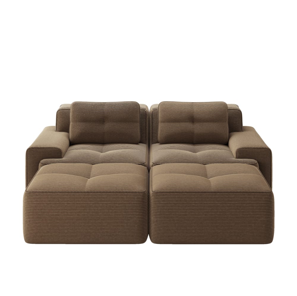 wohnli-moebel-suche-M26162541 Wohnli Möbelsuche - Modulsofa aus Cord mit tiefem Sitz