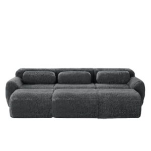wohnli-moebel-suche-M26162546 Wohnli Möbelsuche - Modulares Sofa aus Plüsch mit Ottomane