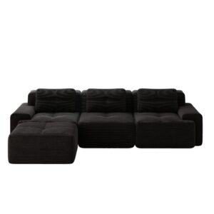wohnli-moebel-suche-M26162552 Wohnli Möbelsuche - Modulares Sofa aus Cord mit Ottomane
