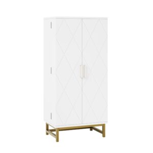 Wohnli Möbelsuche - Vorratsschrank aus Spanplatte mit 2 Einlegeböden 60x40x130 cm