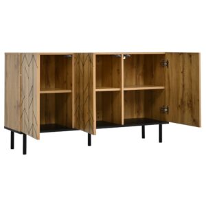 wohnli-moebel-suche-M26162578 Wohnli Möbelsuche - Sideboard aus Spanplatte mit 3 Türen 120x35x70 cm