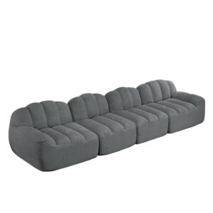 wohnli-moebel-suche-M26162637 Wohnli Möbelsuche - Modulares Sofa aus granulierter Fleece 366x104x79 cm