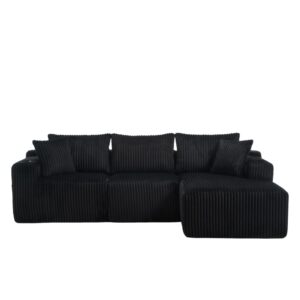wohnli-moebel-suche-M26162657 Wohnli Möbelsuche - Sofaset aus Cord mit Cupholdern 257x160x62 cm