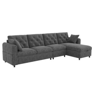 wohnli-moebel-suche-M26162661 Wohnli Möbelsuche - Ecksofa aus Samt mit Stauraum 281x132 cm