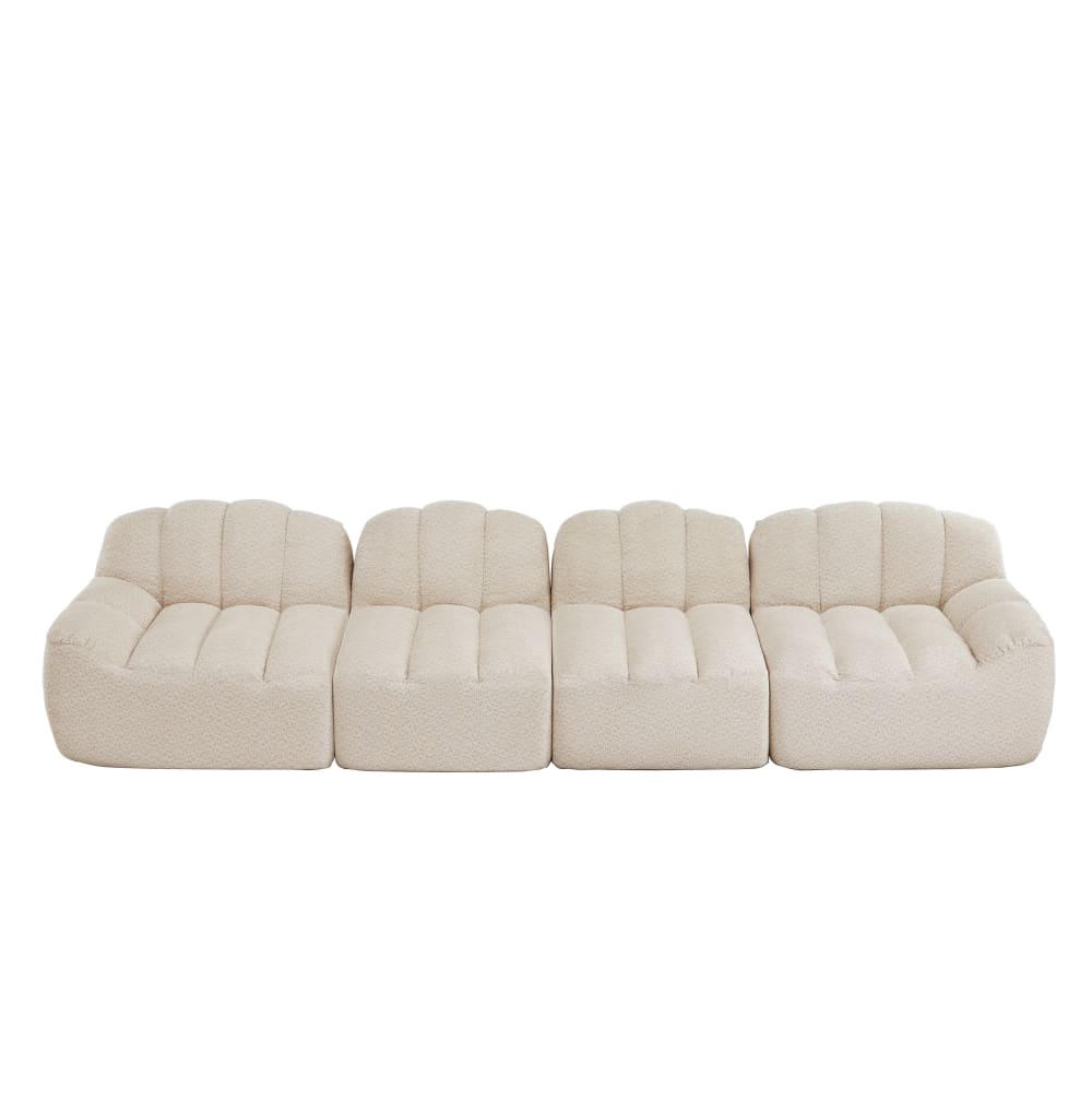 Wohnli Möbelsuche - Sofa aus Granuliertem Fleece mit modularen Elementen