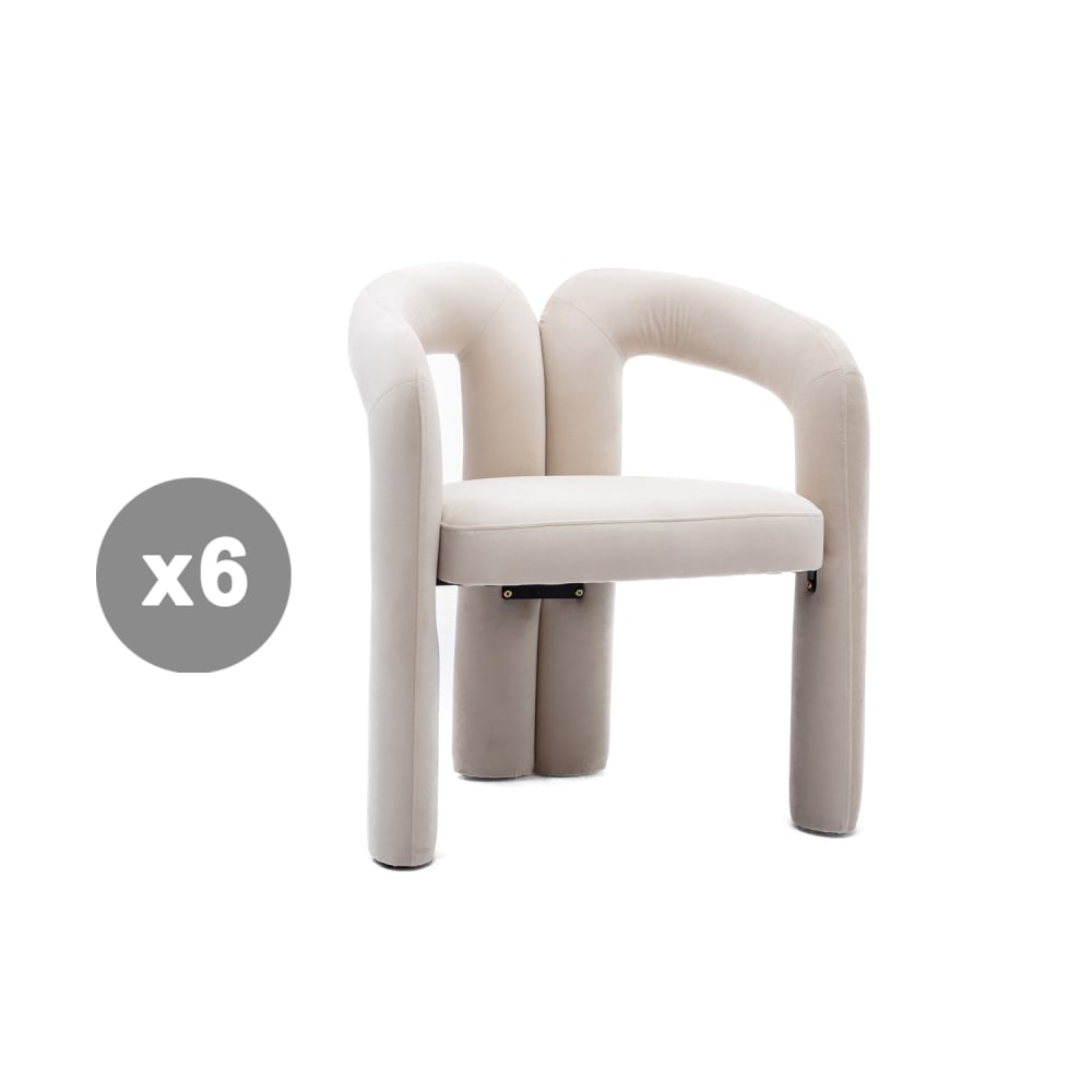 wohnli-moebel-suche-M26163238 Wohnli Möbelsuche - 6er-Set Design-Stühle mit Armlehne