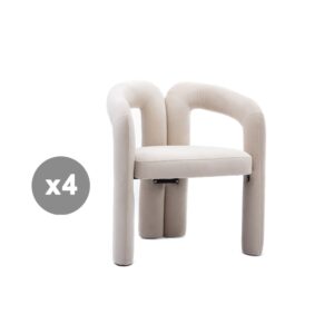 wohnli-moebel-suche-M26163271 Wohnli Möbelsuche - 4er-Set Design-Stühle mit Armlehne