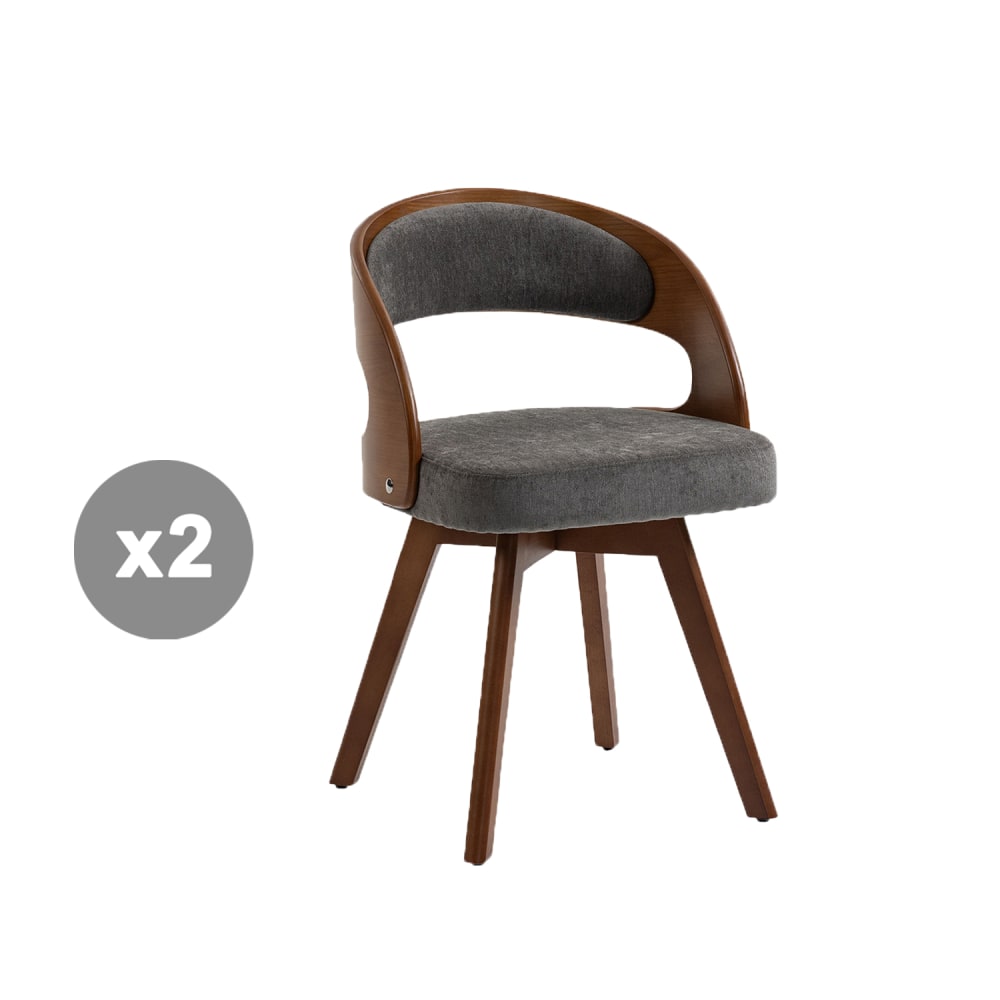 wohnli-moebel-suche-M26163276 Wohnli Möbelsuche - 2er-Set 360°-Drehstühle mit Rückenlehne und Sitz