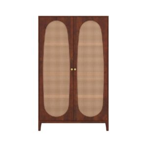 wohnli-moebel-suche-M26163293 Wohnli Möbelsuche - Schrank aus Mango-Holz mit Rattanauflage