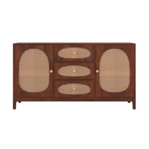 wohnli-moebel-suche-M26163295 Wohnli Möbelsuche - Buffet aus Mangoholz mit Flechtwerk