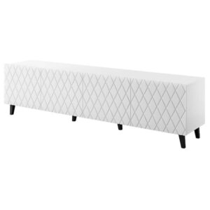 wohnli-moebel-suche-M26165133 Wohnli Möbelsuche - Design-TV-Schrank in mattem Weiß mit 4 Türen