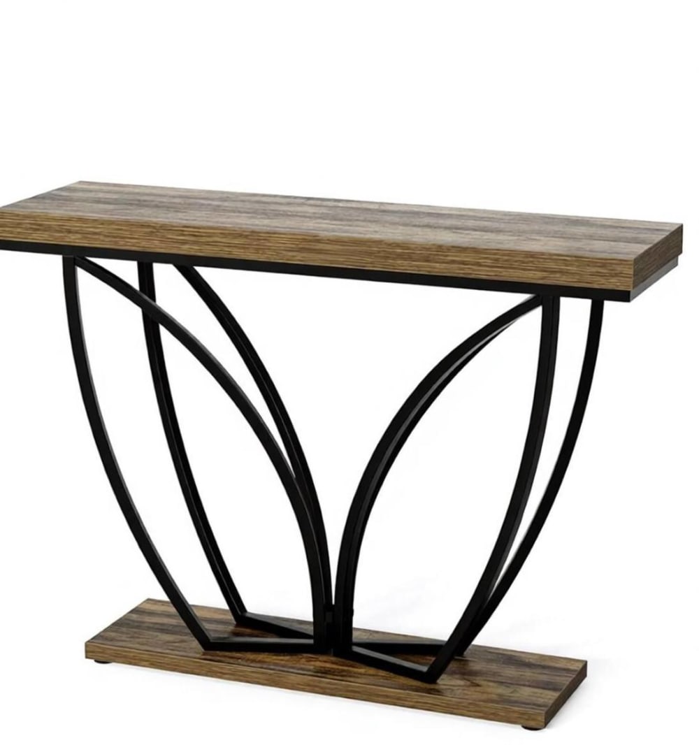 wohnli-moebel-suche-M26165165 Wohnli Möbelsuche - Konsolentisch aus Metall-Holz 105x30 cm