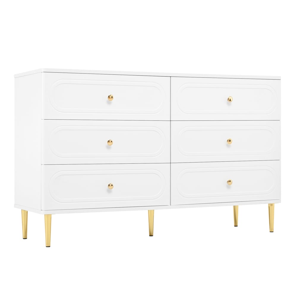 wohnli-moebel-suche-M26165474 Wohnli Möbelsuche - Sideboard aus MDF und Spanplatte mit 6 Schubladen 120x40x75 cm