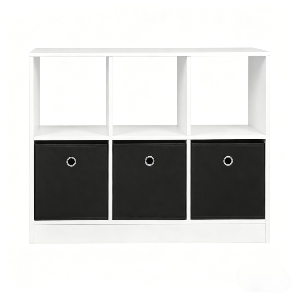 wohnli-moebel-suche-M26165477 Wohnli Möbelsuche - Würfelregal aus Holz mit 3 Schubladen 80x30x61 cm