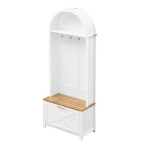 wohnli-moebel-suche-M26165745 Wohnli Möbelsuche - Garderobenschrank aus MDF mit Schuhfach 75x35x195 cm