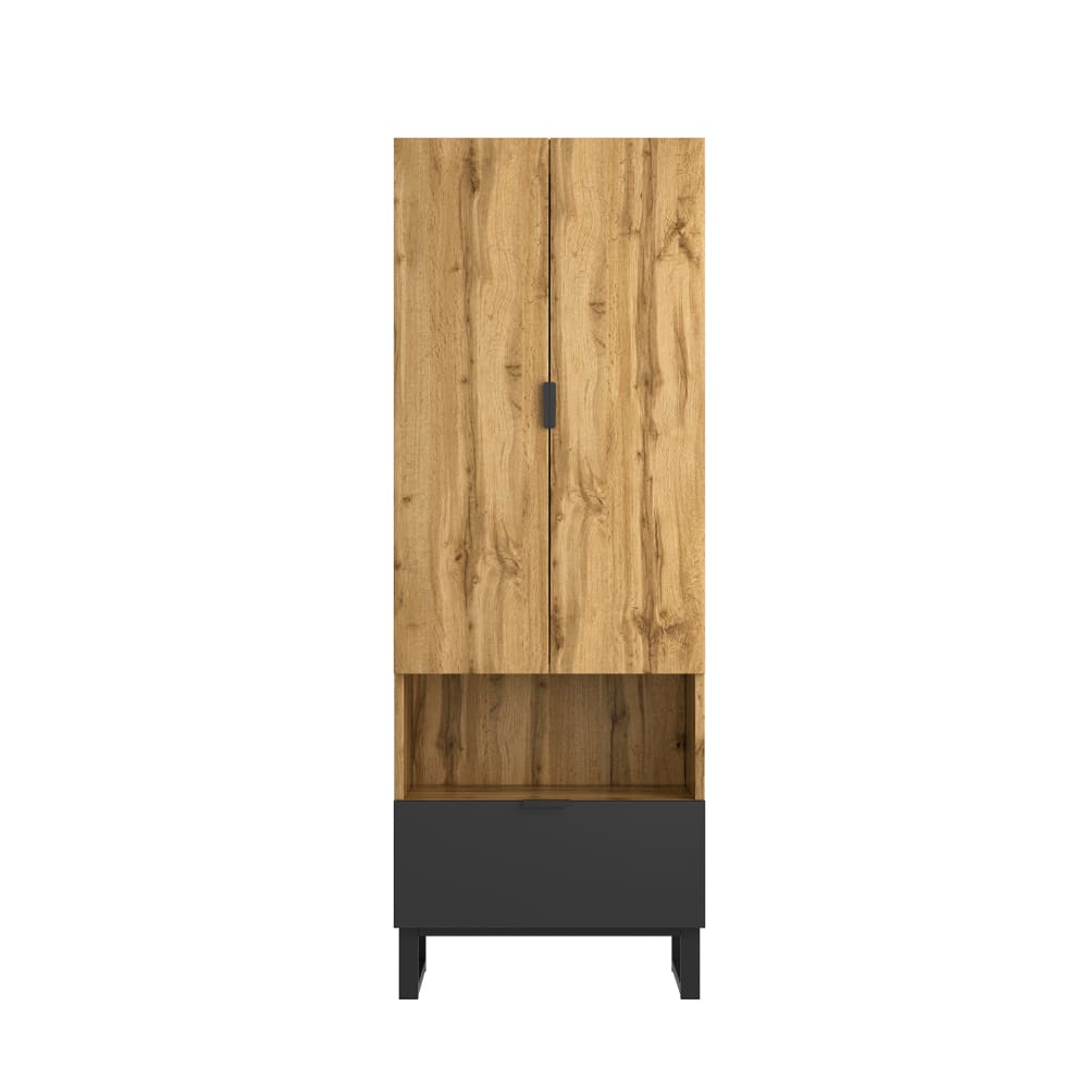 wohnli-moebel-suche-M26165757 Wohnli Möbelsuche - Garderobenschrank aus Spanplatte mit Schubfach 180x65x38 cm