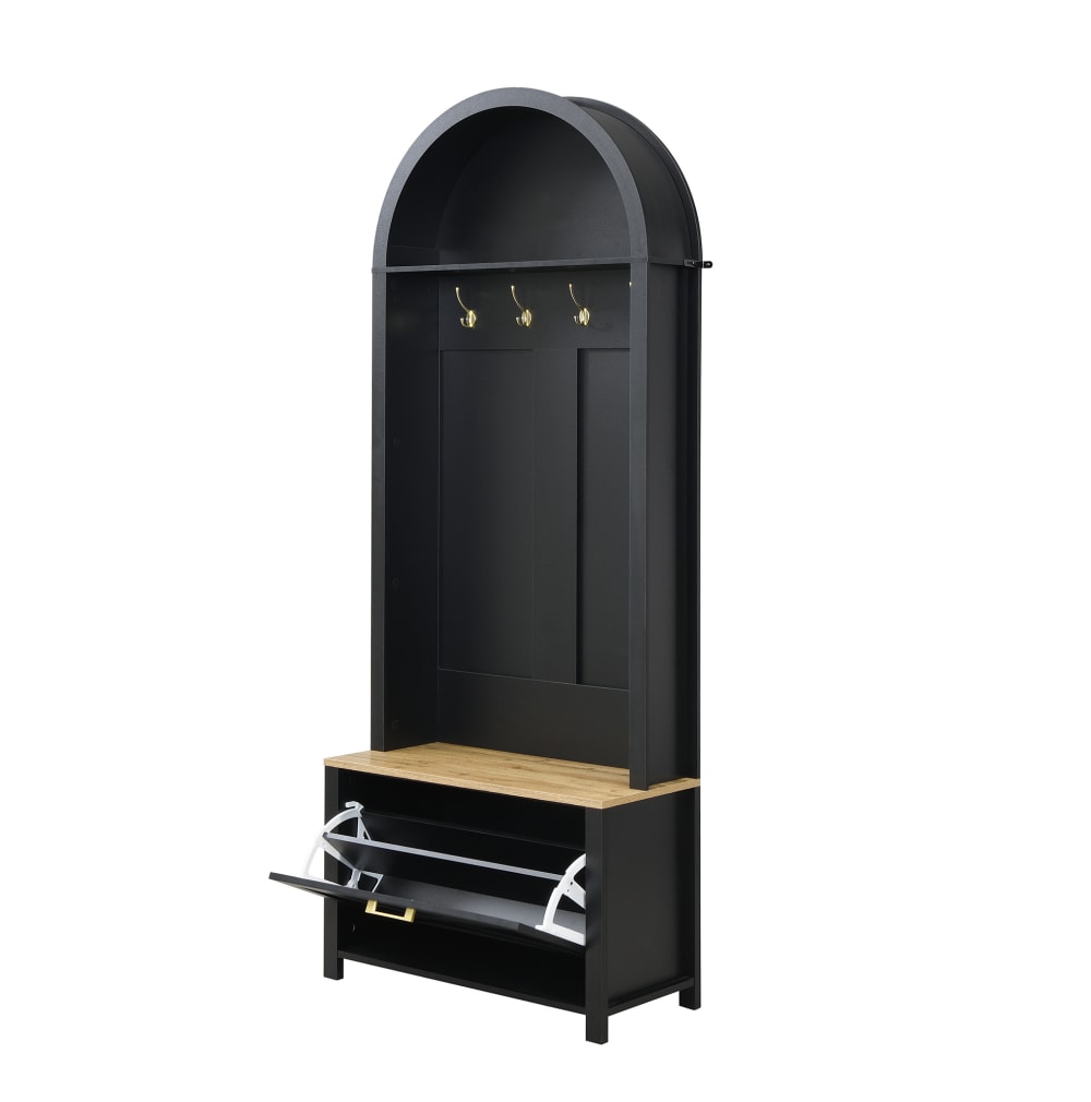 wohnli-moebel-suche-M26165761 Wohnli Möbelsuche - Garderobenschrank aus MDF mit Haken 75x35x195 cm