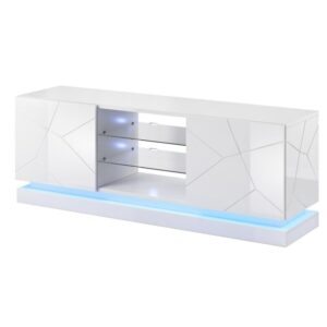 wohnli-moebel-suche-M26166613 Wohnli Möbelsuche - Weißer Designer-TV-Schrank 160 cm mit LED