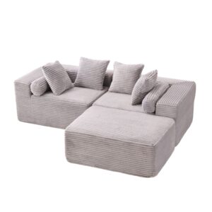 wohnli-moebel-suche-M26166717 Wohnli Möbelsuche - Modulares Ecksofa 3-Sitzer mit Ottomane