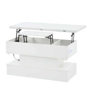 wohnli-moebel-suche-M26166736 Wohnli Möbelsuche - Couchtisch aus Spanplatte mit Hubplatte und LED 100x50x51