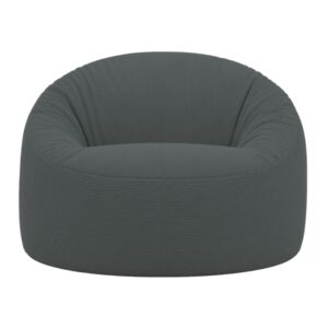 Wohnli Möbelsuche - Sitzsack mit abnehmbarem Bezug aus Cord 100 cm grau