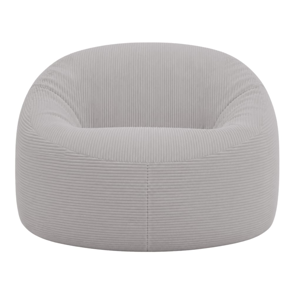 wohnli-moebel-suche-M26166796 Wohnli Möbelsuche - Sitzsack mit abnehmbarem Bezug aus Breitcord 100 cm hellgrau