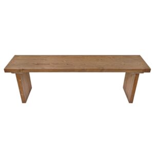 Wohnli Möbelsuche - Bank aus Massivholz fürs Bettende/Wohnzimmer in Eichenoptik 100 cm