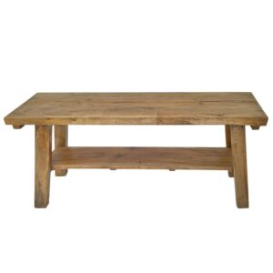 wohnli-moebel-suche-M26167021 Wohnli Möbelsuche - Bank aus recyceltem Teakholz mit Ablage im rustikalen Stil 110 cm
