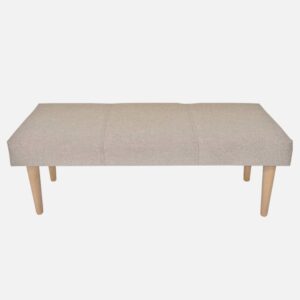 wohnli-moebel-suche-M26167030 Wohnli Möbelsuche - Polsterbank Isaba fürs Bettende in Taupe mit Holzbeinen 120 cm