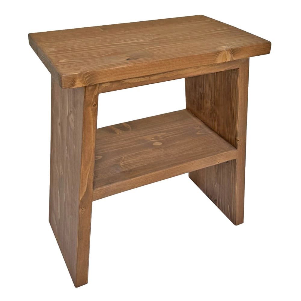 wohnli-moebel-suche-M26167031 Wohnli Möbelsuche - Beistellbank aus Massivholz mit Ablage in Eichenoptik 42 cm