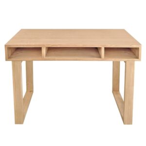 wohnli-moebel-suche-M26167062 Wohnli Möbelsuche - Schreibtisch aus Massivholz in hellen Tönen mit 3 Schubladen 120cm