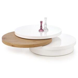 weiß lackiertes MDF und Holz