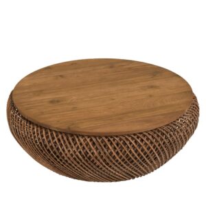 wohnli-moebel-suche-M26168589 Wohnli Möbelsuche - Couchtisch Rattan /recyceltem Teakholz