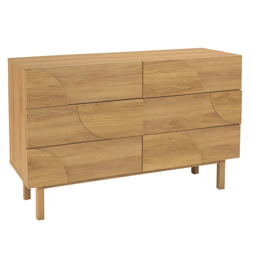 wohnli-moebel-suche-M26168598 Wohnli Möbelsuche - Kommode in Naturfarbe mit 6 Schubladen
