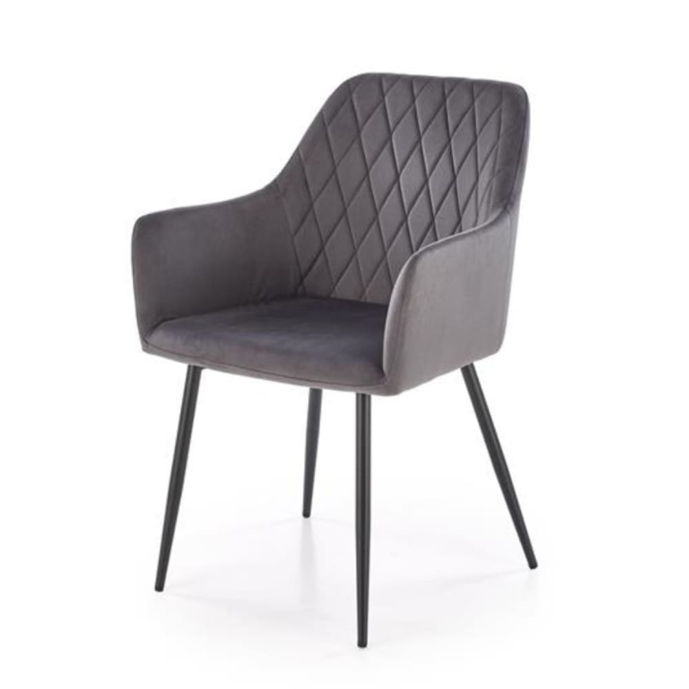 wohnli-moebel-suche-M26169422 Wohnli Möbelsuche - Designerstuhl aus grünem und grauem Polyester-Samt